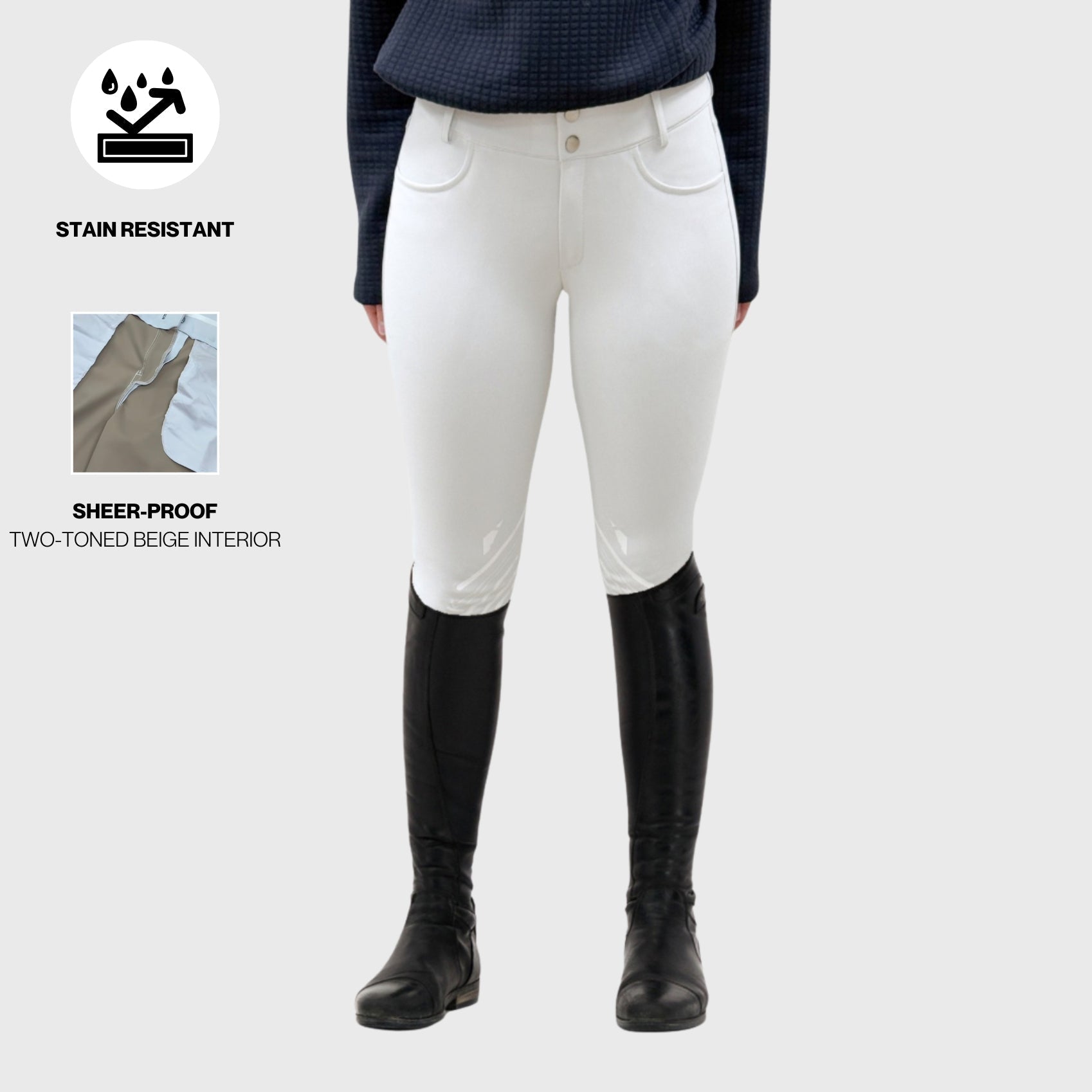Armateq Water Resistant - “Lined” Competition Breech - ARMATEQ - Equiluxe Tack
