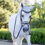 Artemis Black Leather Snaffle Bridle - Halter Ego® - Equiluxe Tack