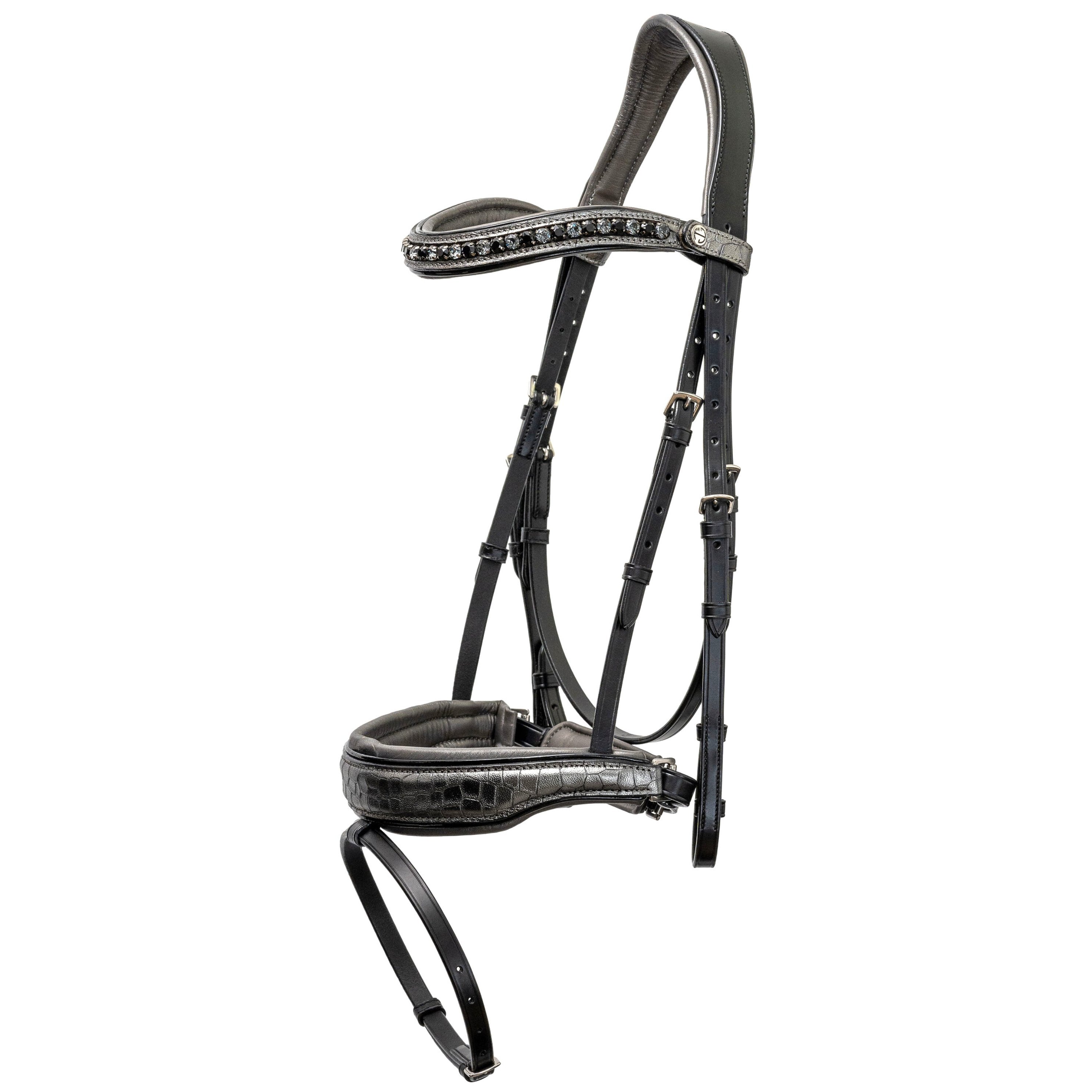 Artemis Black Leather Snaffle Bridle - Halter Ego® - Equiluxe Tack