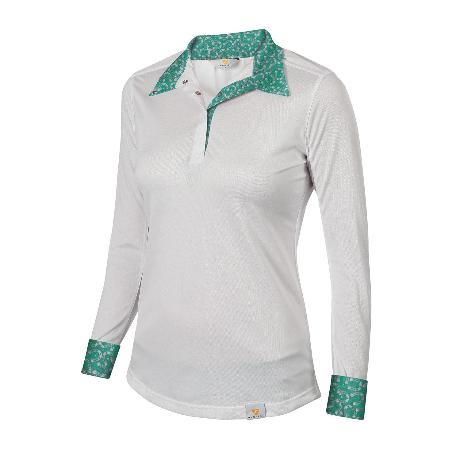Aubrion Girl's Equestrian Style Long Sleeve Show Shirt - Aubrion - Equiluxe Tack