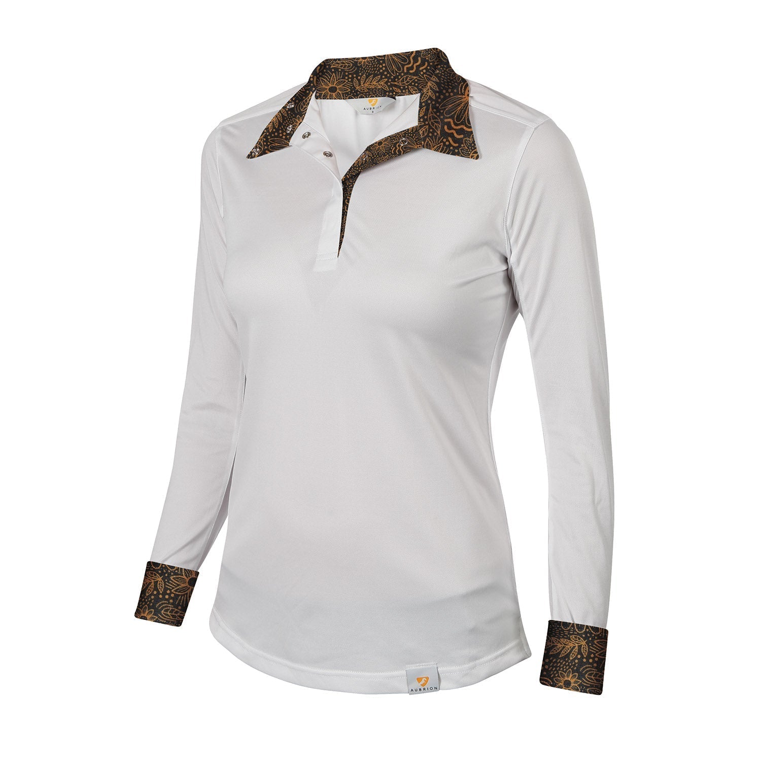 Aubrion Girl's Equestrian Style Long Sleeve Show Shirt - Aubrion - Equiluxe Tack