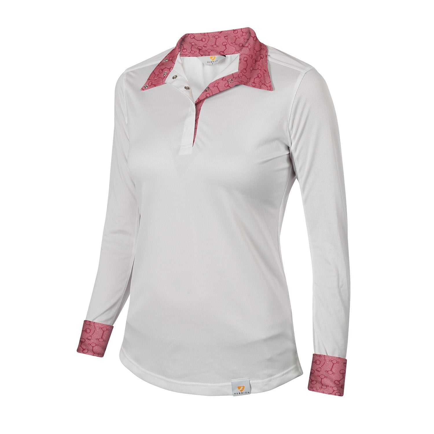Aubrion Ladies Equestrian Style Long Sleeve Show Shirt - Aubrion - Equiluxe Tack