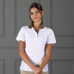Aubrion Ladies Equestrian Style Short Sleeve Show Shirt - Aubrion - Equiluxe Tack