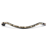 Azteca - Crystal Slimline Browband with Snaps - Halter Ego® - Equiluxe Tack