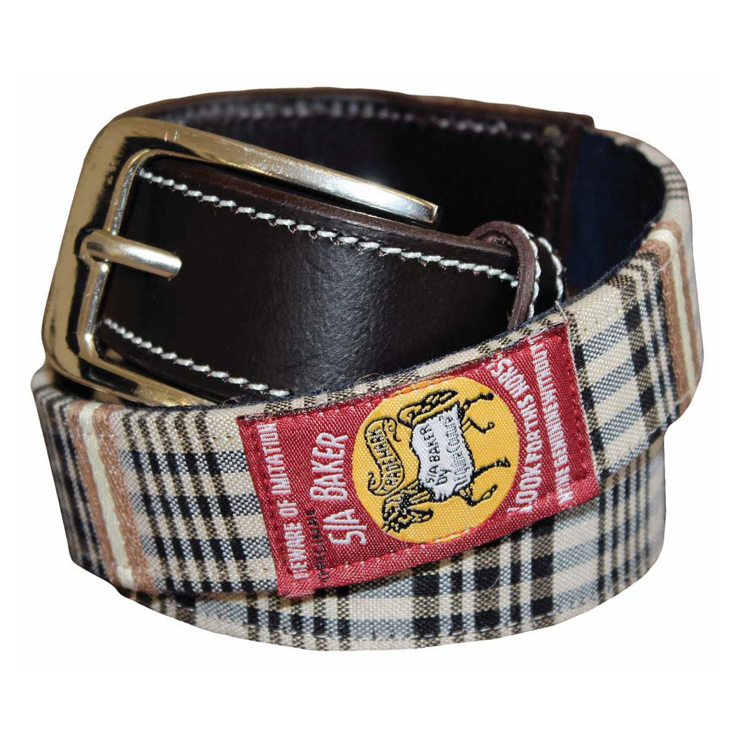 Baker Ladies Classic Plaid Belt - 5/A Baker® - Equiluxe Tack