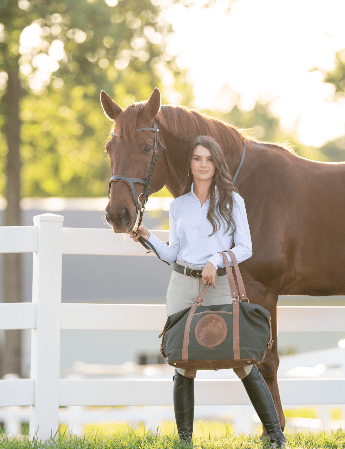 BARN DUFFLE - Tucker Tweed Equestrian - Equiluxe Tack