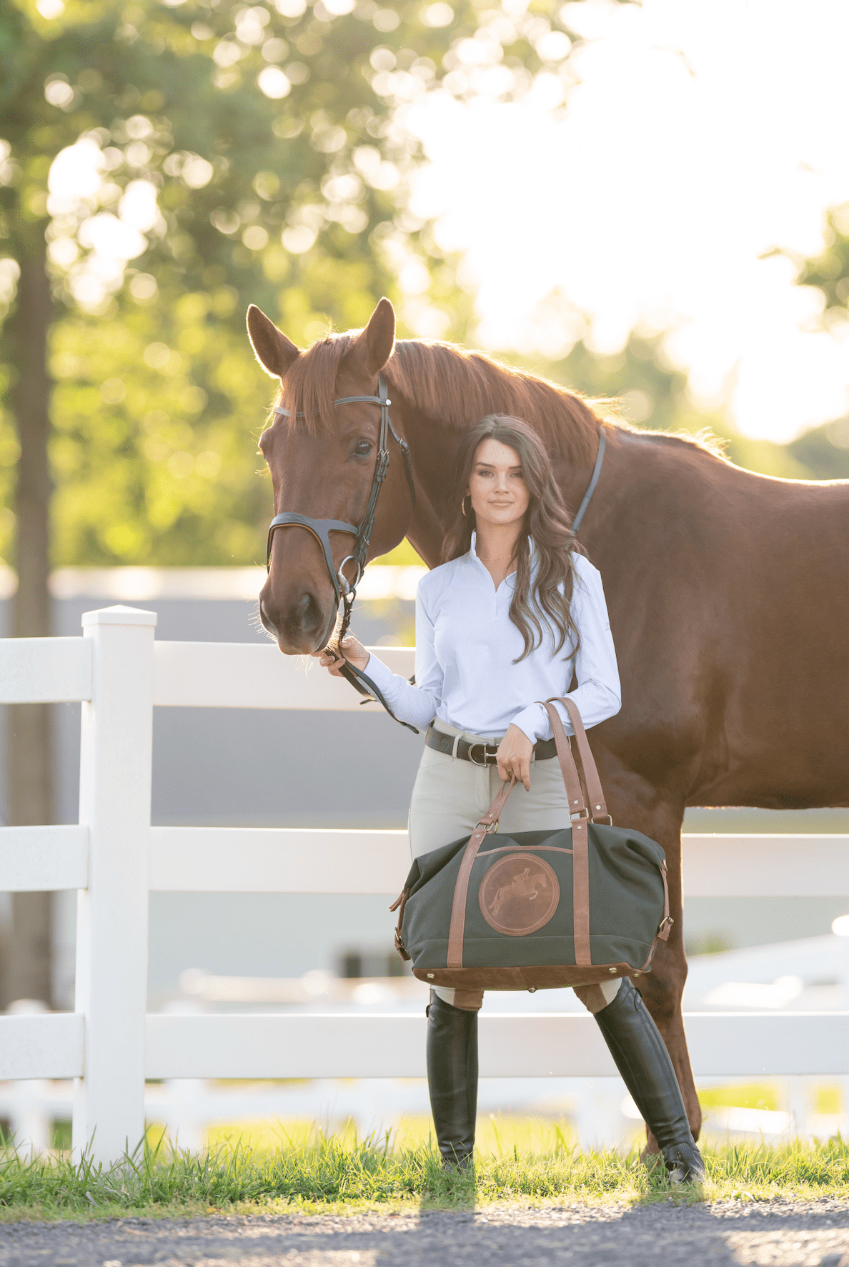 BARN DUFFLE - Tucker Tweed Equestrian - Equiluxe Tack