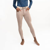 Beige Mid - Weight Winter Knee Patch Breeches - CorrectConnect - Equiluxe Tack