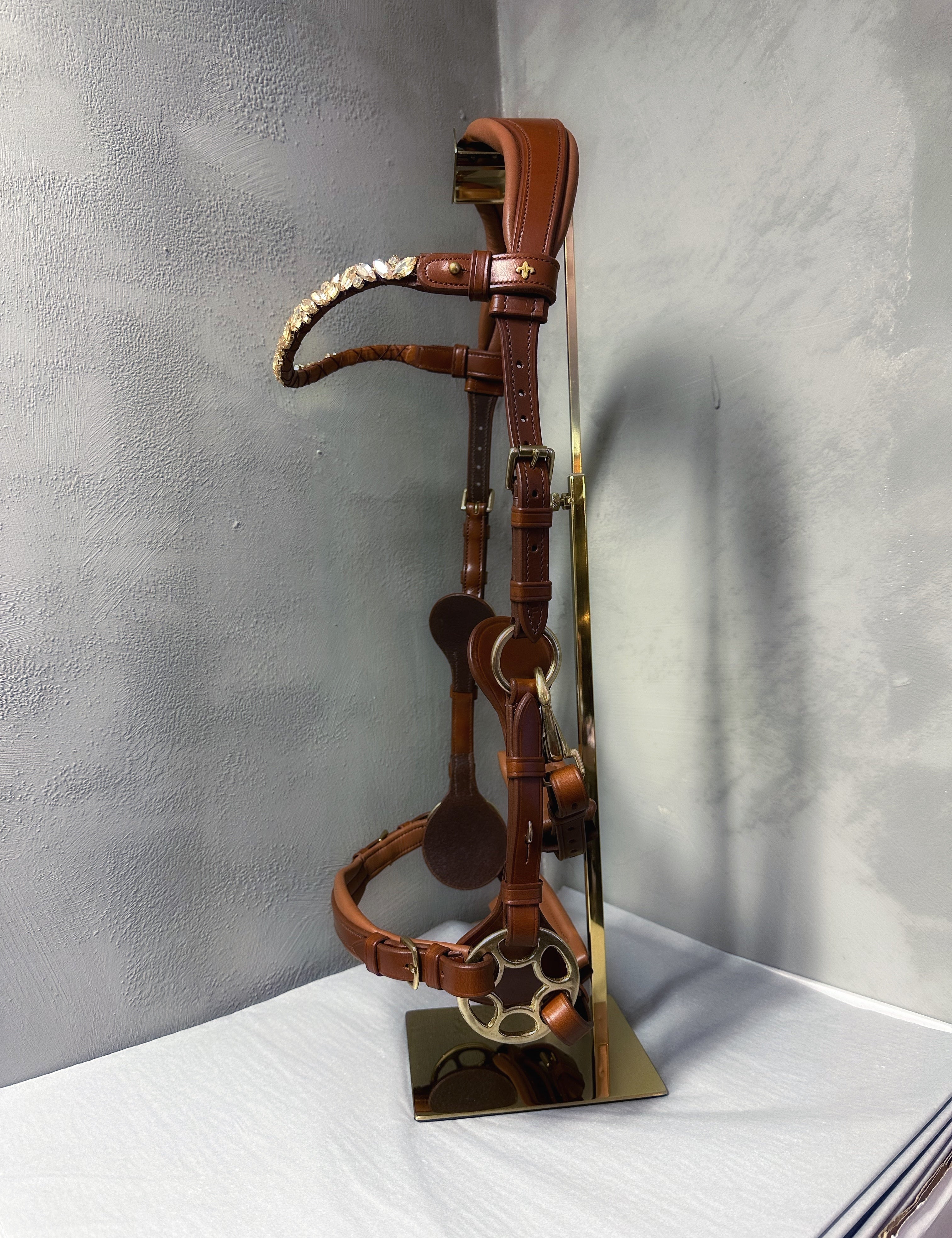 Bella Starwheel hackamore cognac - MASEGO horsewear - Equiluxe Tack