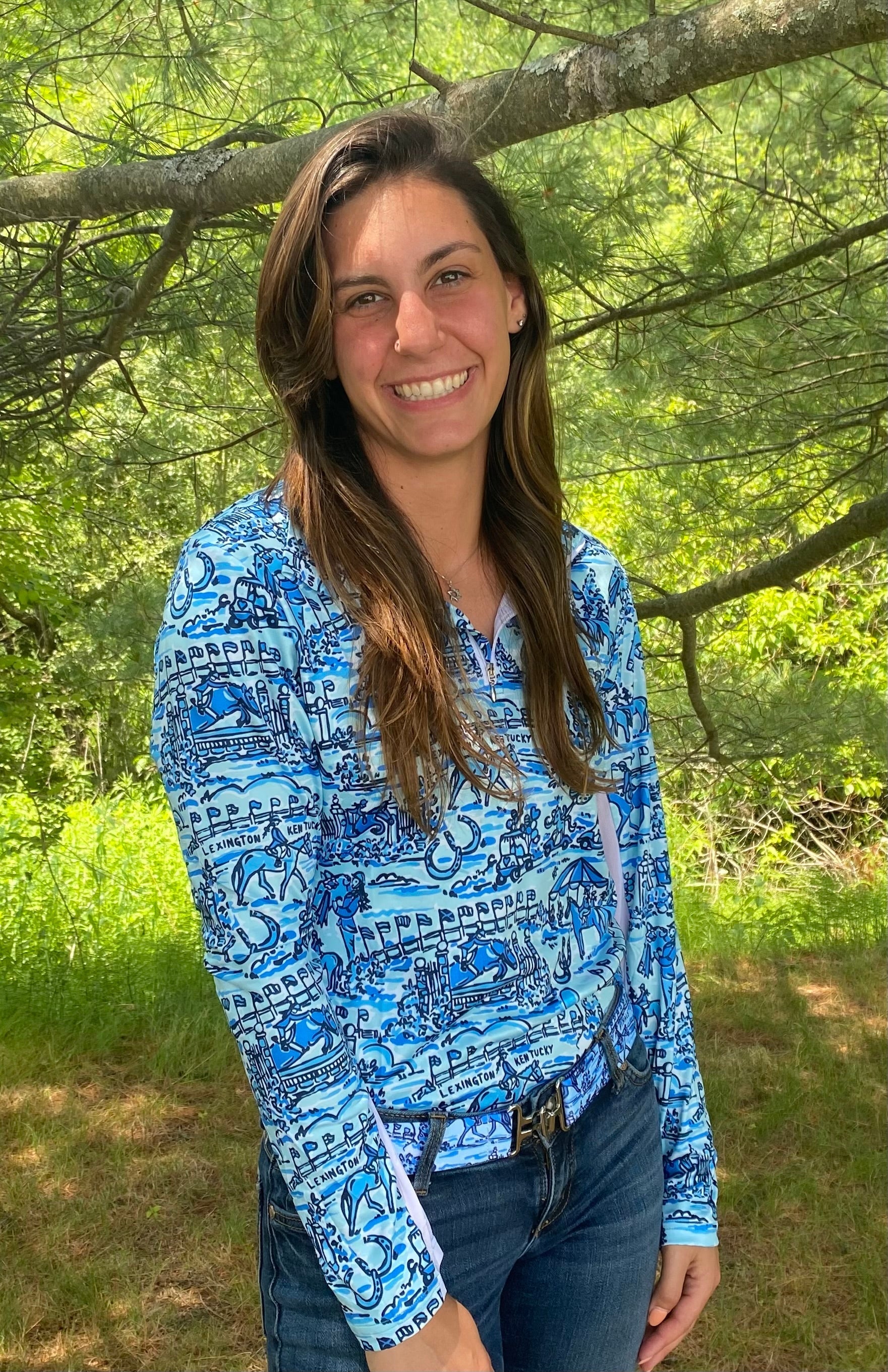 Belle & Bow Adult Long Sleeve sun shirt - BelleandBow - Equiluxe Tack