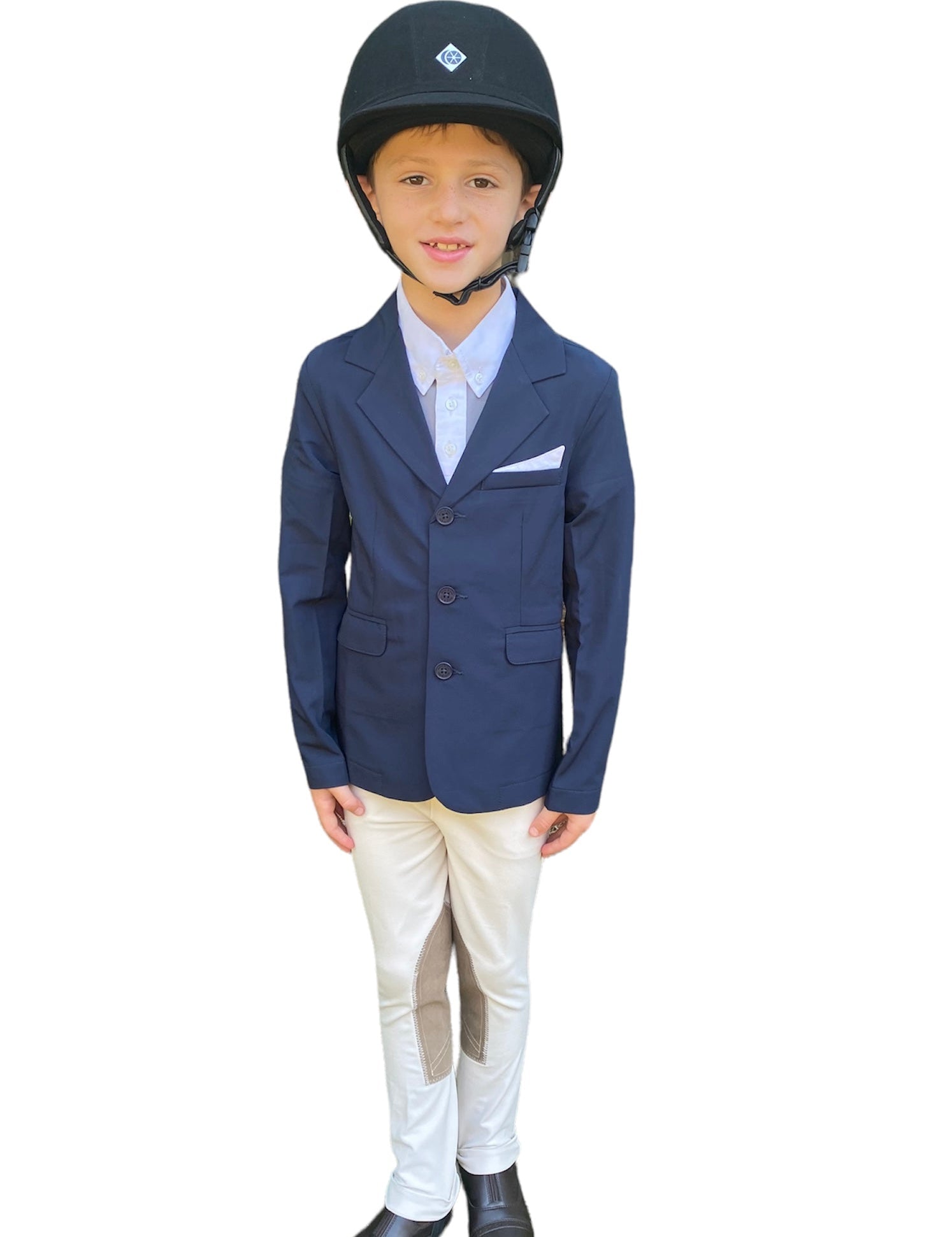 Belle & Bow Boys Max Navy Show coat - BelleandBow - Equiluxe Tack