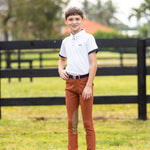 Belle & Bow Boys Rust Jodphurs - Belle & Bow - Equiluxe Tack