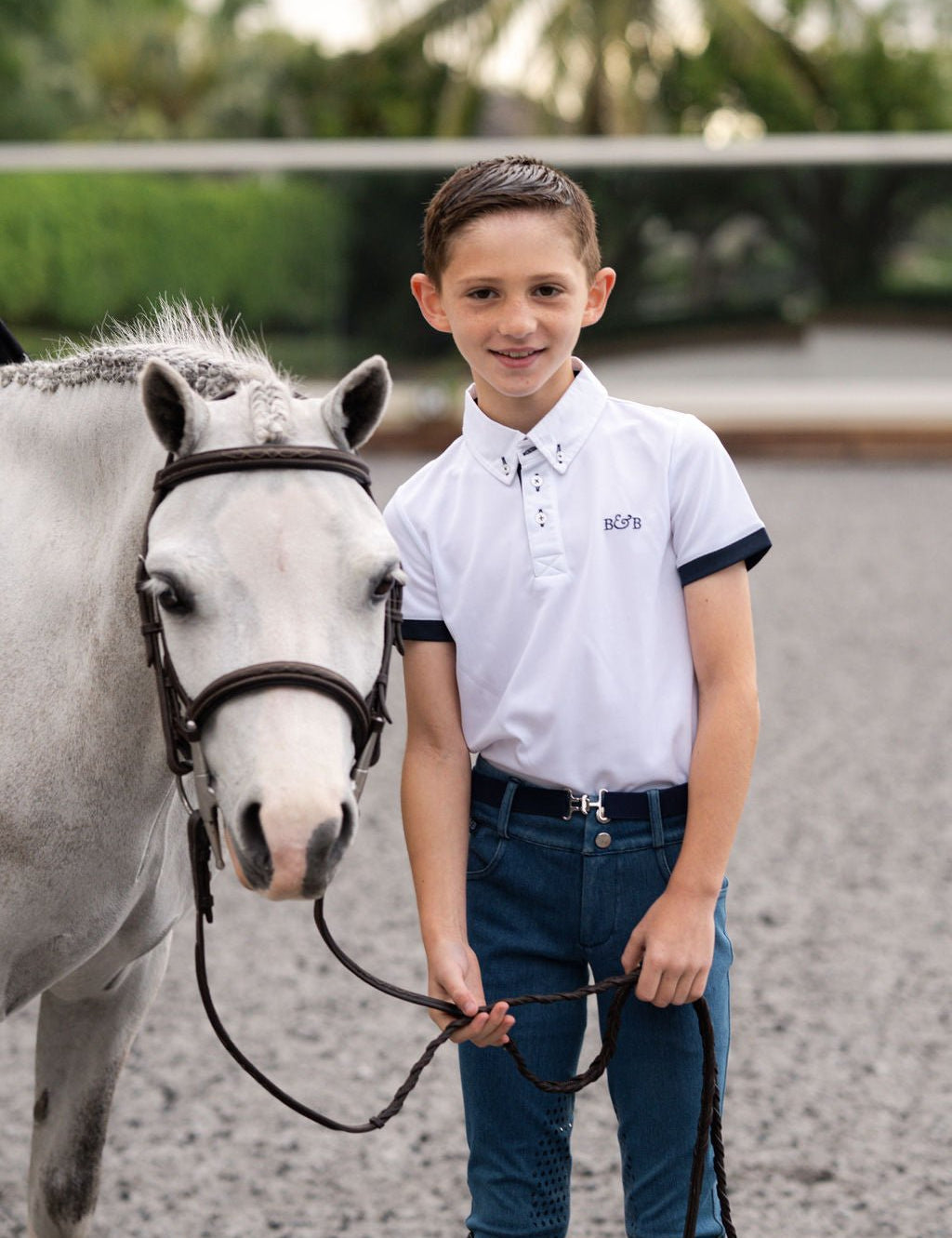 Belle & Bow Boys Short Sleeve Polo - BelleandBow - Equiluxe Tack