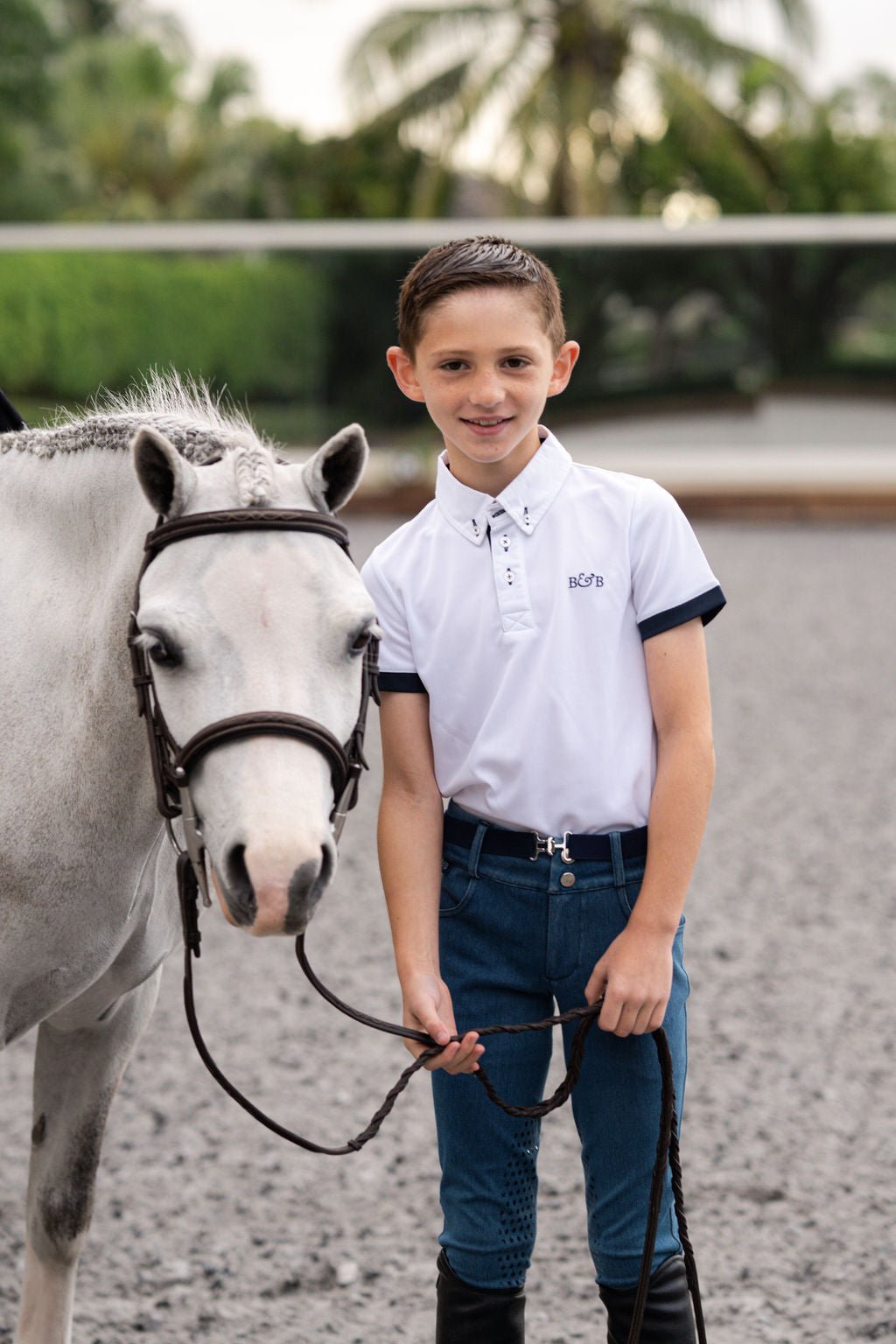 Belle & Bow Boys Short Sleeve Polo - BelleandBow - Equiluxe Tack