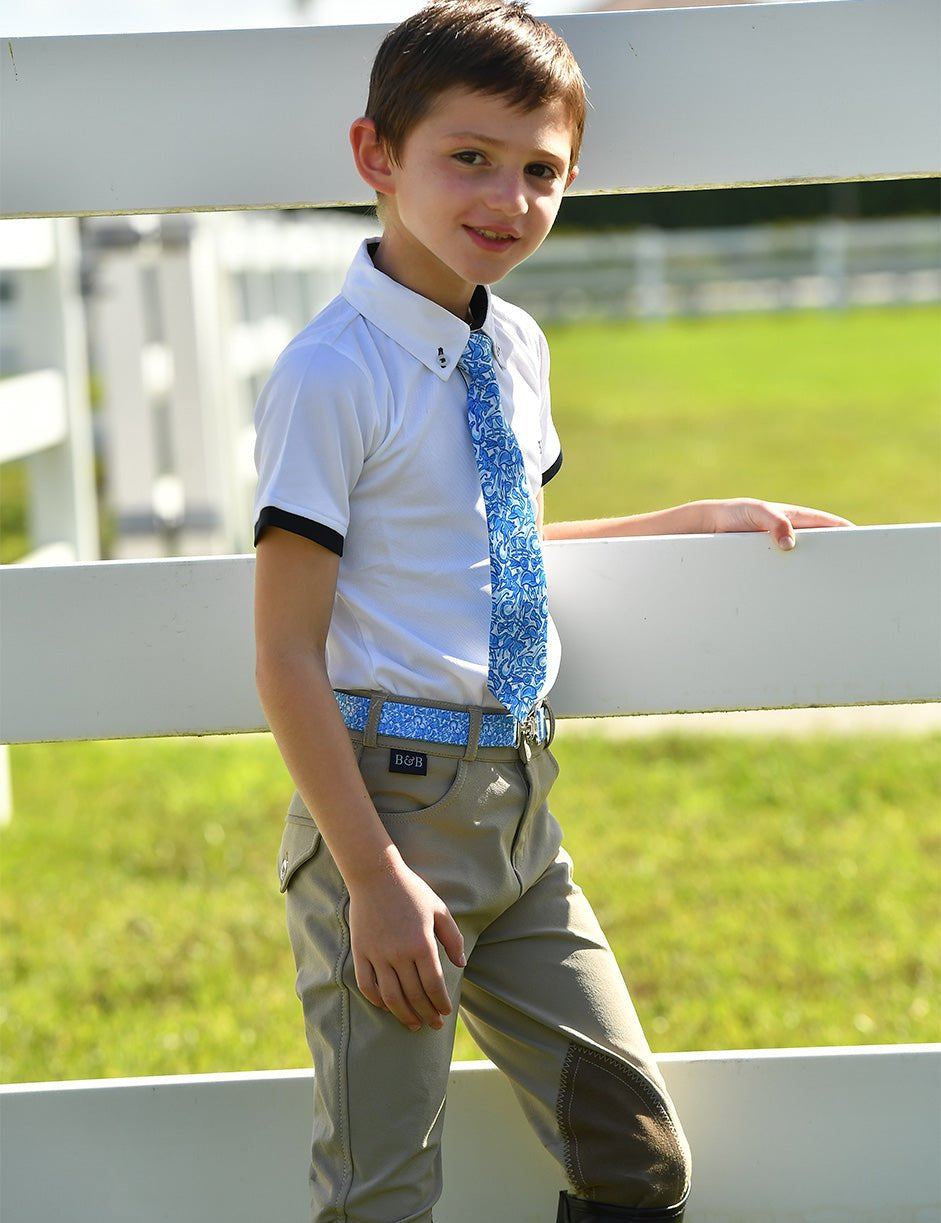 Belle & Bow Boys Short Sleeve Polo - BelleandBow - Equiluxe Tack