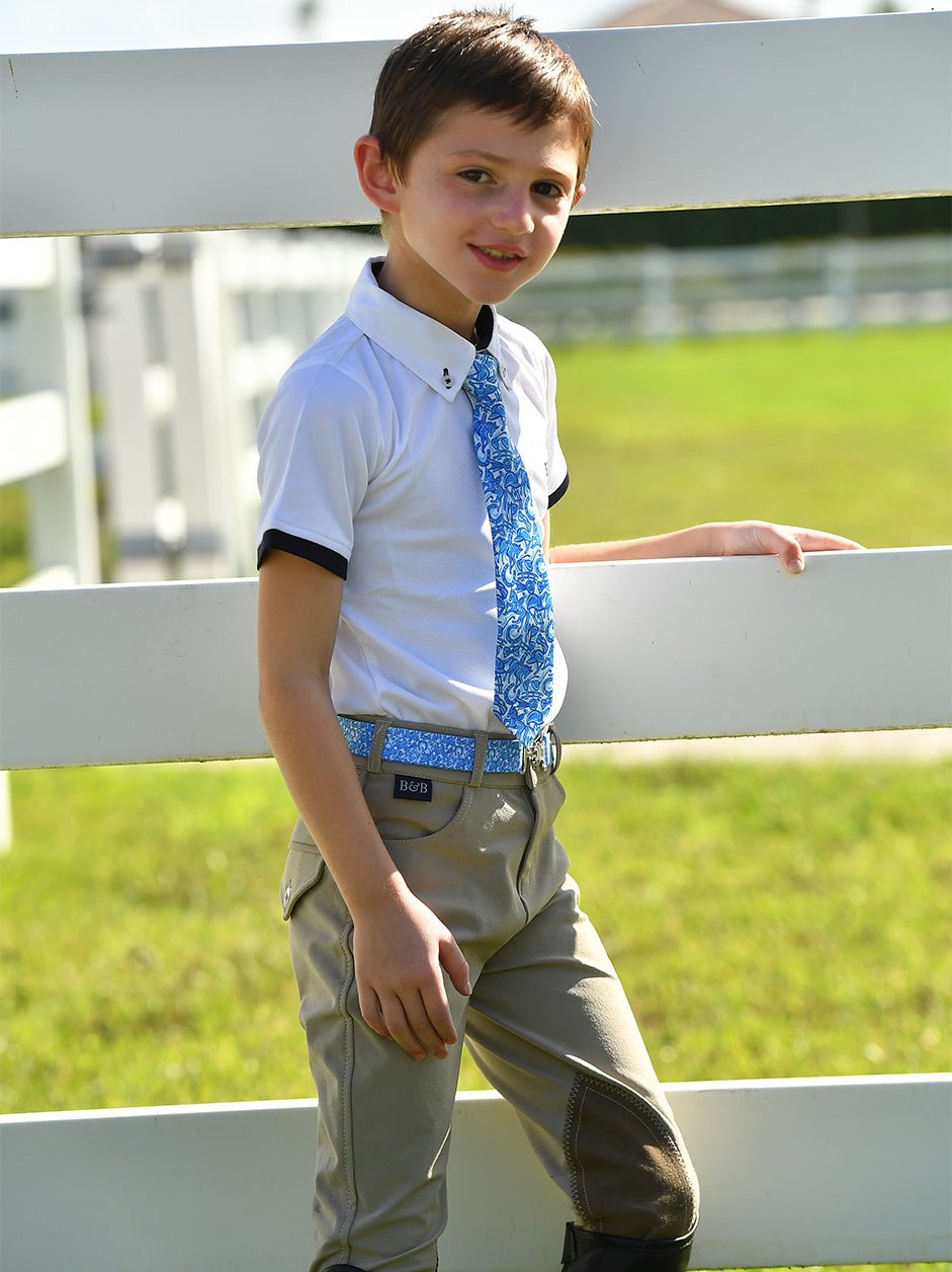 Belle & Bow Boys Short Sleeve Polo - BelleandBow - Equiluxe Tack