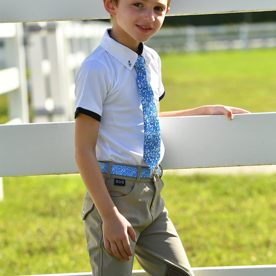 Belle & Bow Boys Short Sleeve Polo - BelleandBow - Equiluxe Tack