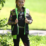 Belle & Bow Day of the Dead Reversible Puffer Vest - BelleandBow - Equiluxe Tack