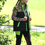 Belle & Bow Day of the Dead Reversible Puffer Vest - BelleandBow - Equiluxe Tack