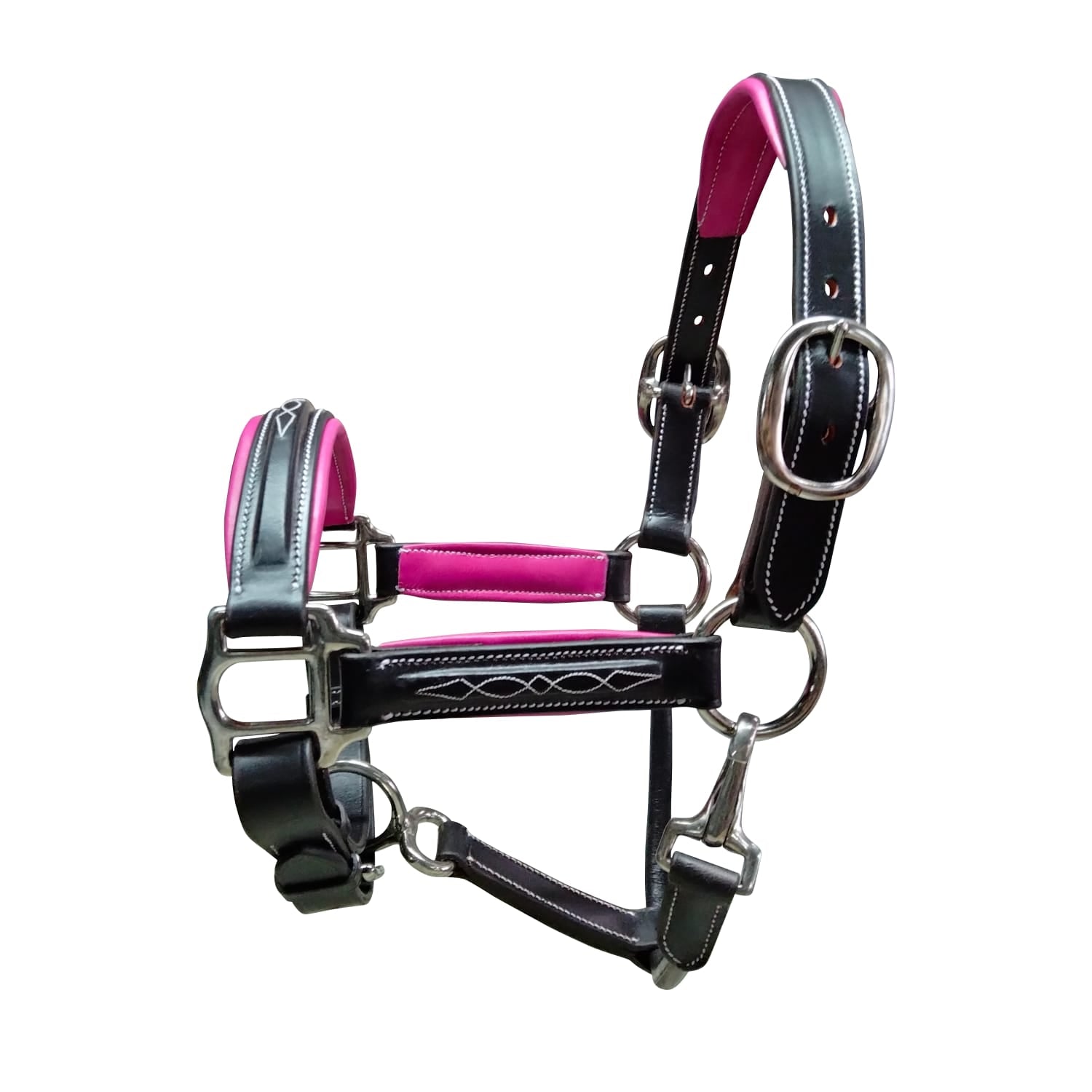 Belle & Bow Leather Pony Padded Halter - BelleandBow - Equiluxe Tack