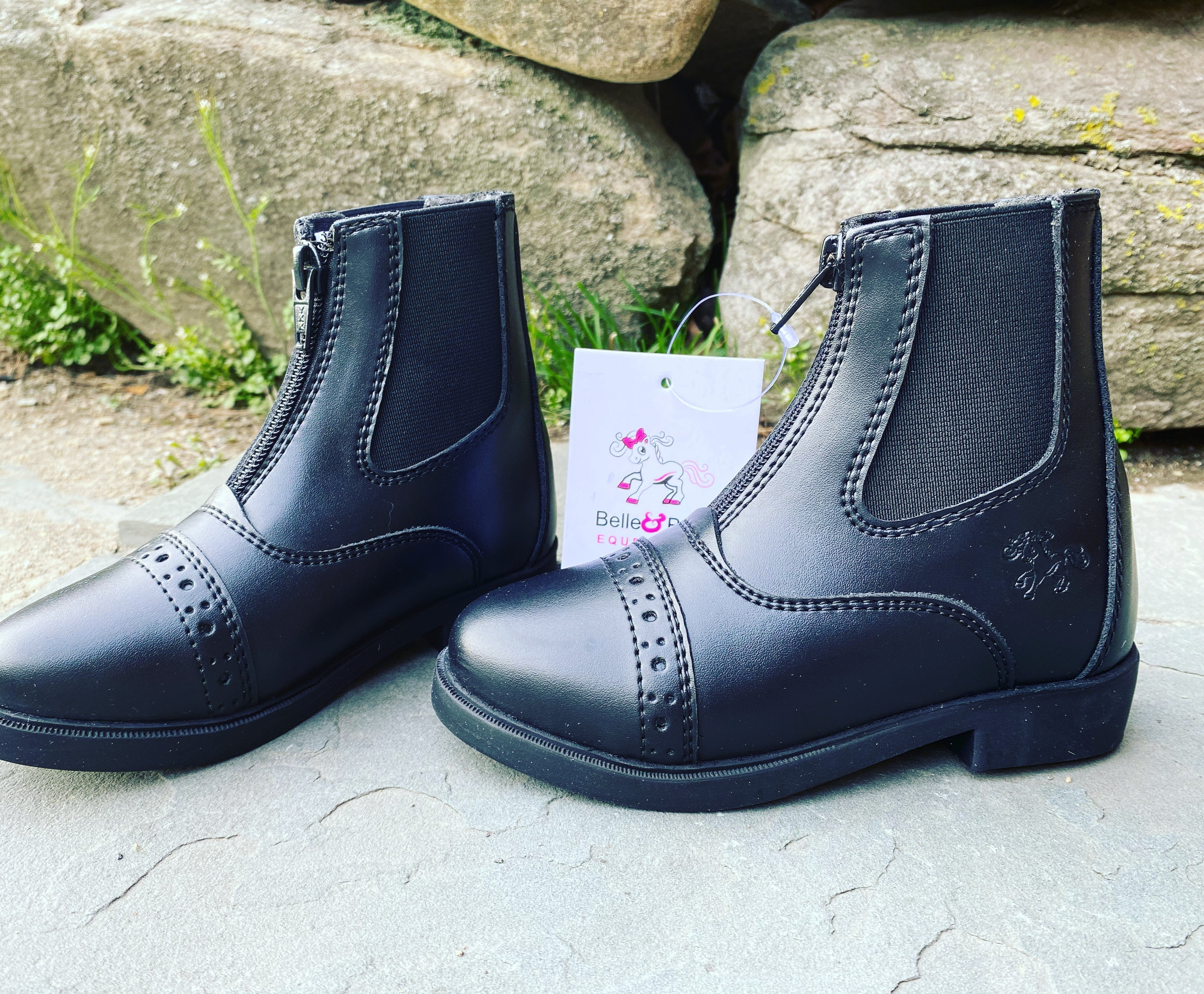 Belle & Bow Norfolk Children's Paddock Boots - BelleandBow - Equiluxe Tack