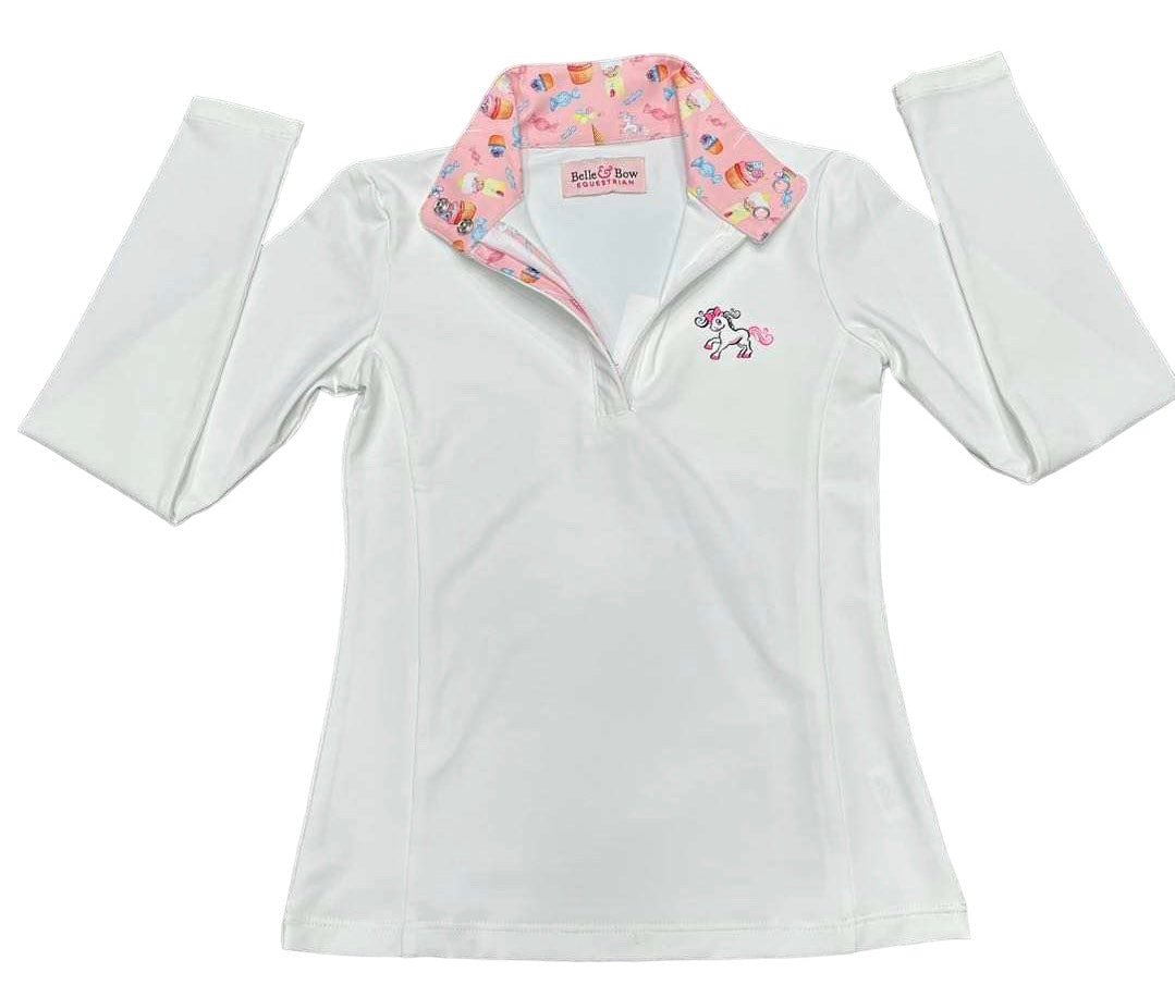 Belle & Bow Show Shirt Long Sleeve - Belle & Bow - Equiluxe Tack