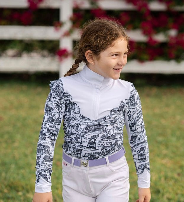 Belle & Bow Show Shirt Long Sleeve - BelleandBow - Equiluxe Tack