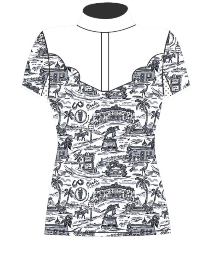 Belle & Bow Show Shirt Short Sleeve - Belle & Bow - Equiluxe Tack