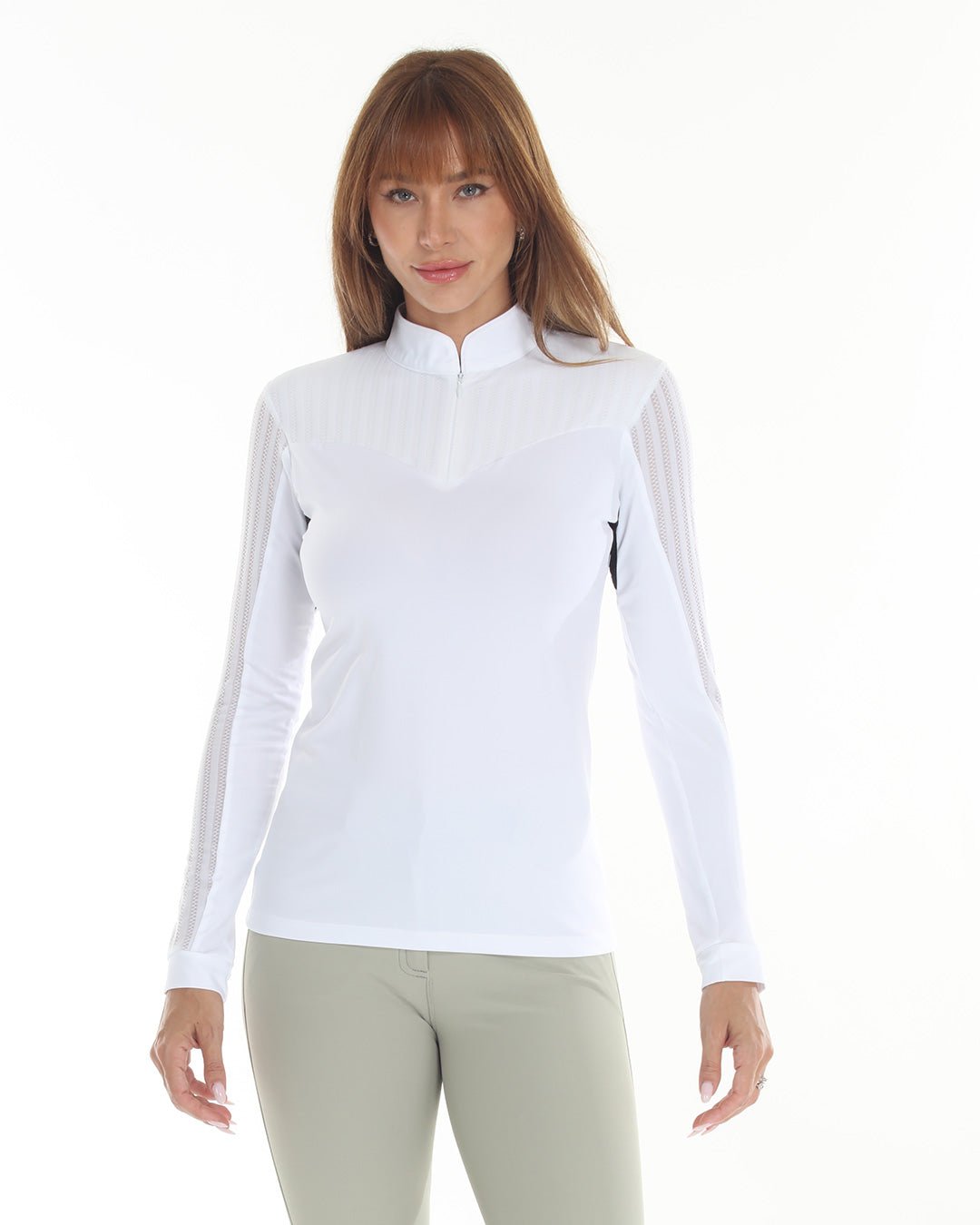 BellEq LOLLY Show Shirt - Long Sleeve - BellEq™ Equestrian Apparel - Equiluxe Tack