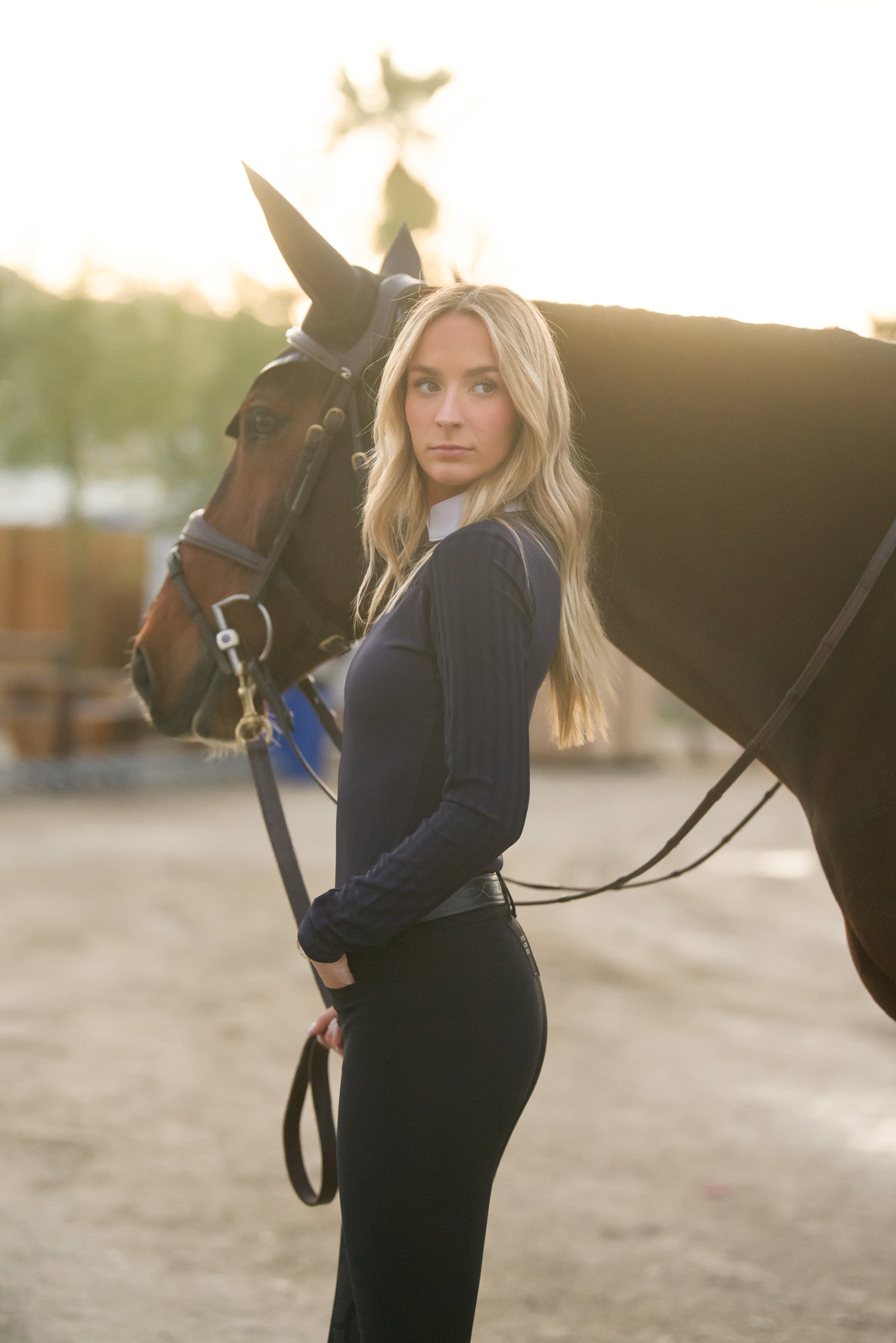 BellEq LOLLY Show Shirt - Long Sleeve - BellEq™ Equestrian Apparel - Equiluxe Tack