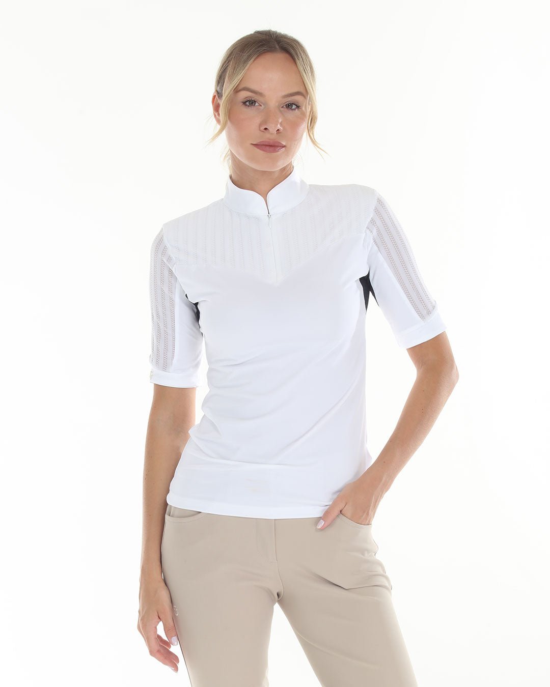 BellEq LOLLY Show Shirt - Short Sleeve - BellEq™ Equestrian Apparel - Equiluxe Tack