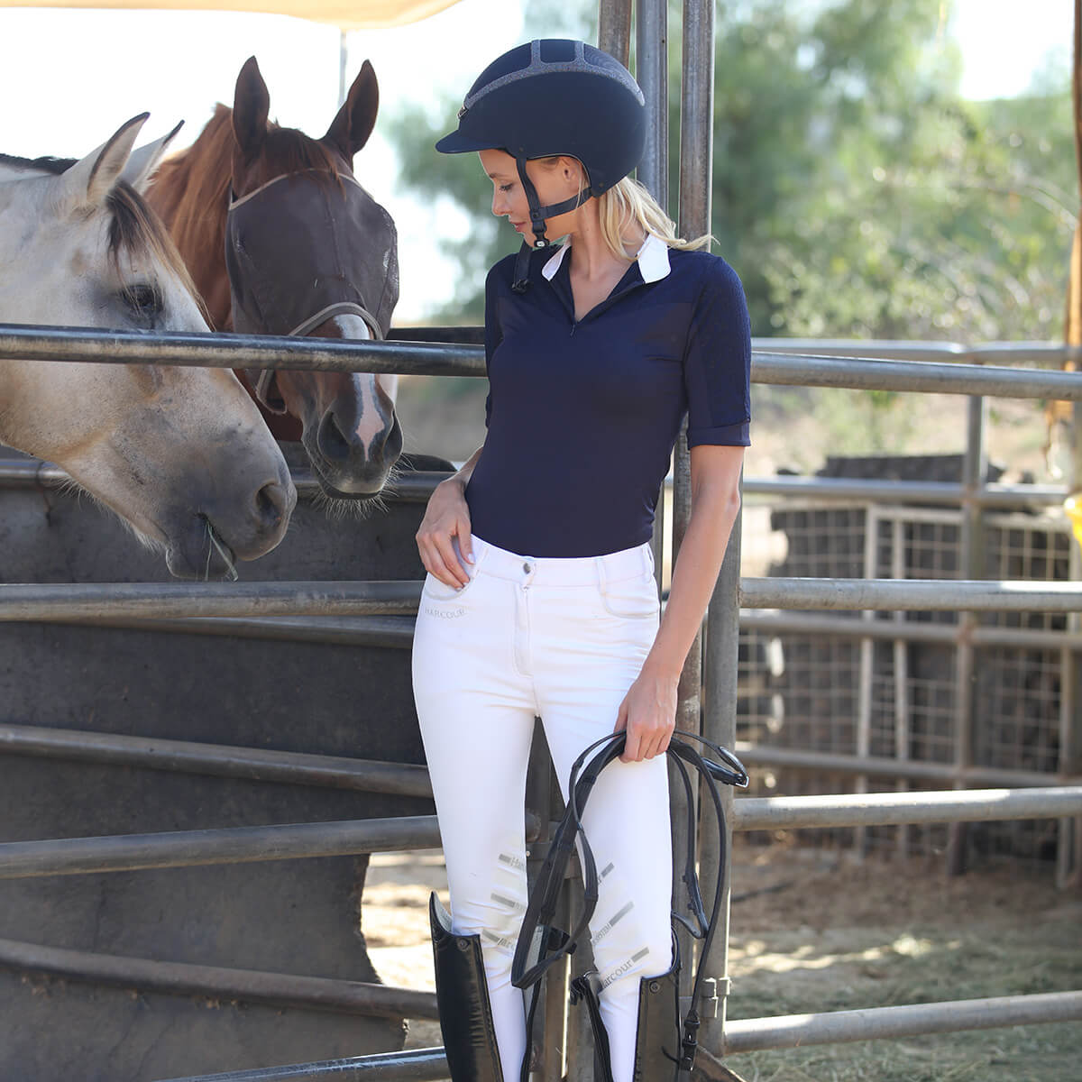 BellEq OLIVIA Show Shirt - BellEq™ Equestrian Apparel - Equiluxe Tack