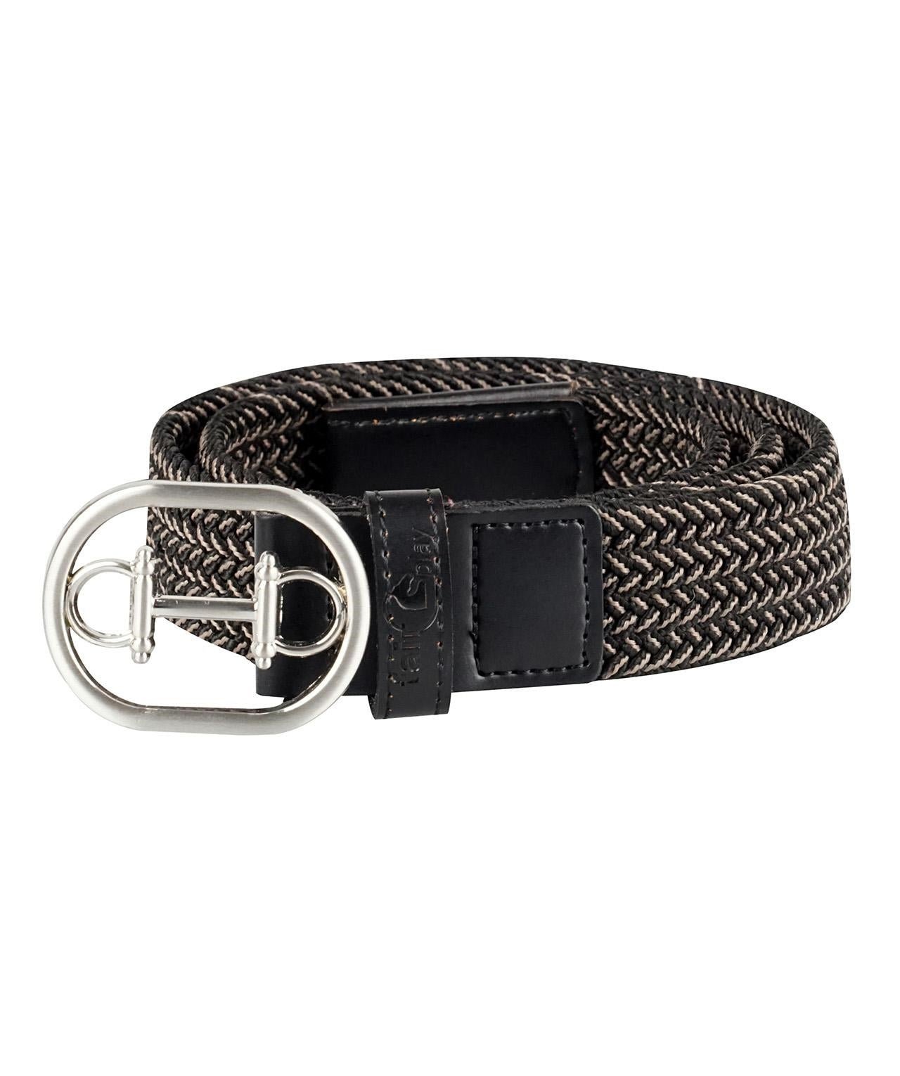 Belt FP VALEY black - taupe grey XS (80cm) - Equiluxe Tack - Equiluxe Tack