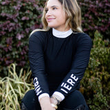 CRINIĒRE Bianca Show Shirt | Black & White