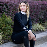 CRINIĒRE Bianca Show Shirt | Black & White
