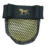 Black Ribbon Show Bow with Dressage Horse 1 - 1/2" - Equiluxe Tack - Equiluxe Tack