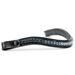 Blue Jean Ombre Fade Wave Snap Browband - Halter Ego® - Equiluxe Tack