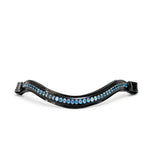 Blue Jean Ombre Fade Wave Snap Browband - Halter Ego® - Equiluxe Tack