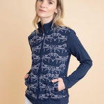 Bosco Zip Jacket | Navy & White - Rönner - Equiluxe Tack