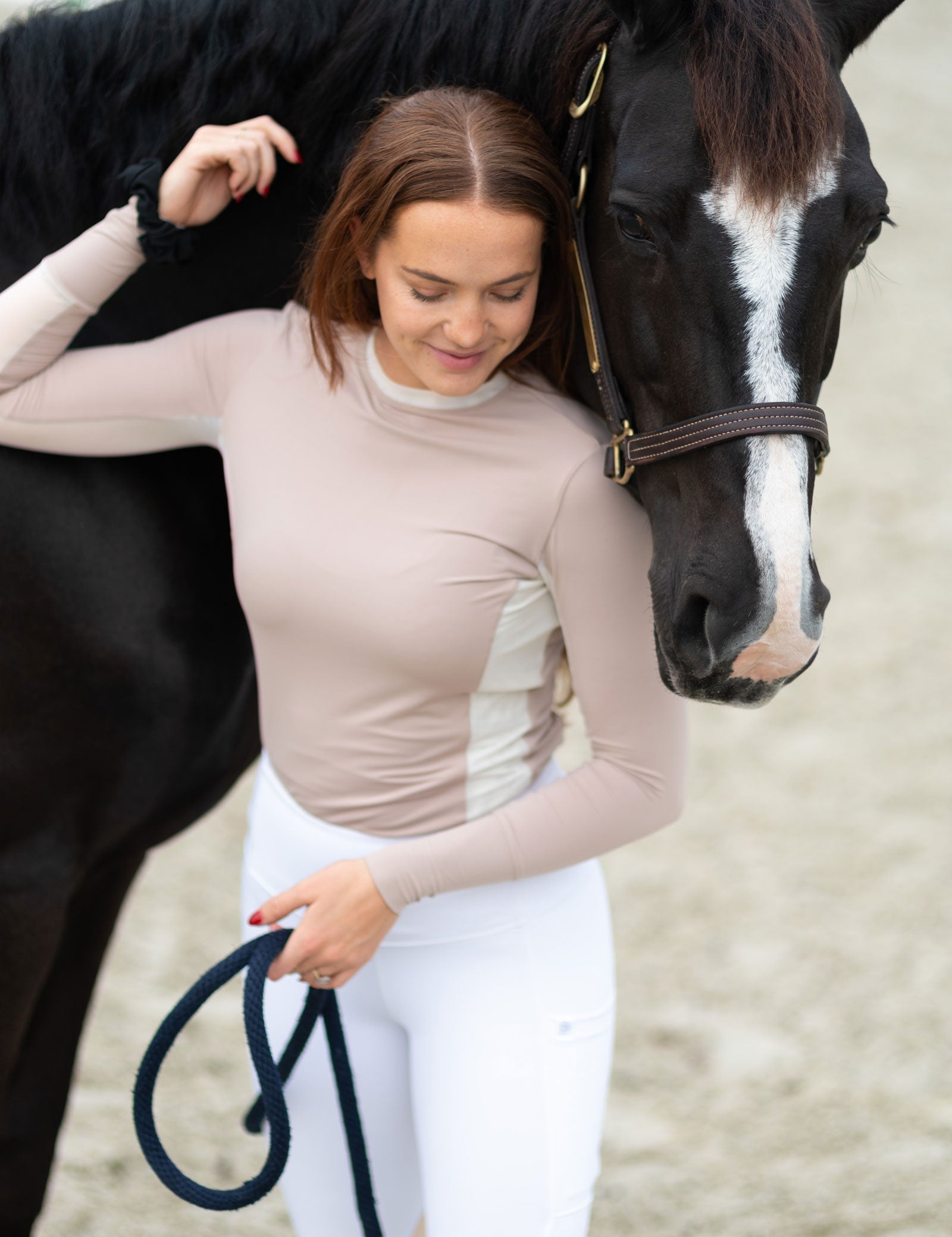 BOTORI Riley Technical Mesh Panel Riding Top - BOTORI Equestrian - Equiluxe Tack