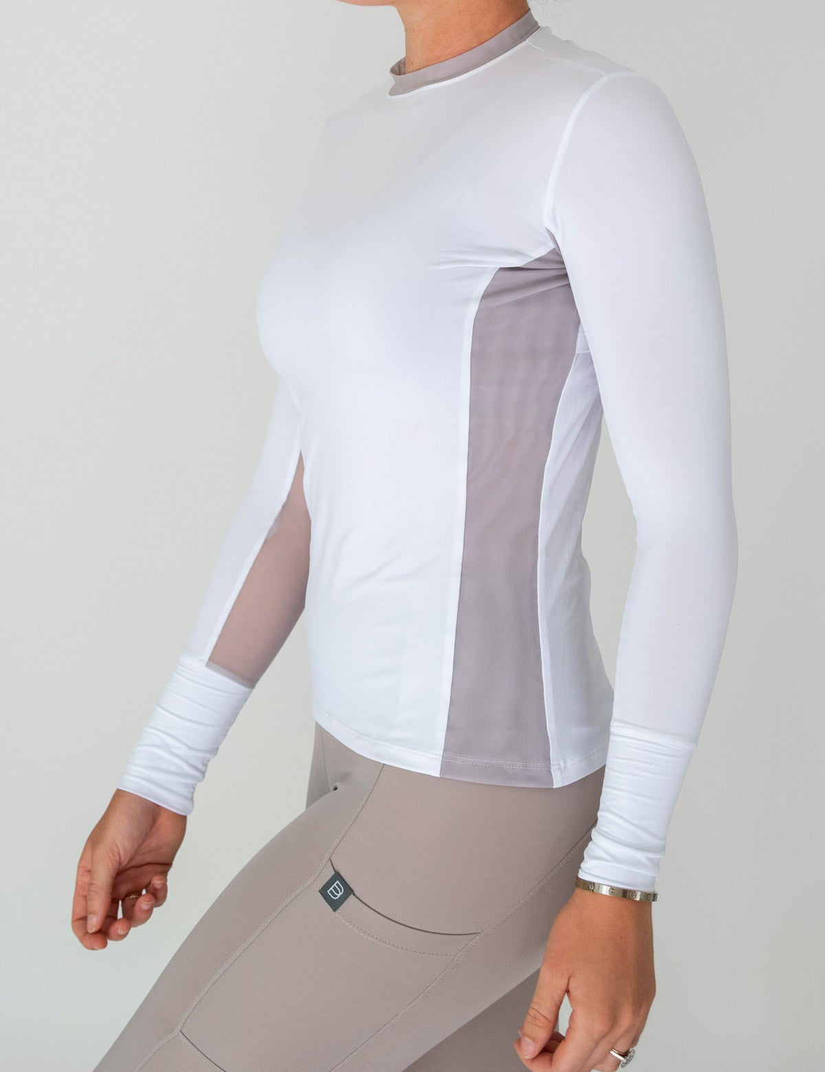 BOTORI Riley Technical Mesh Panel Riding Top - BOTORI Equestrian - Equiluxe Tack