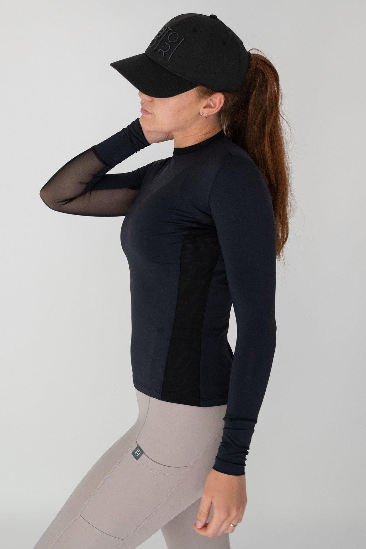 BOTORI Riley Technical Mesh Panel Riding Top - BOTORI Equestrian - Equiluxe Tack