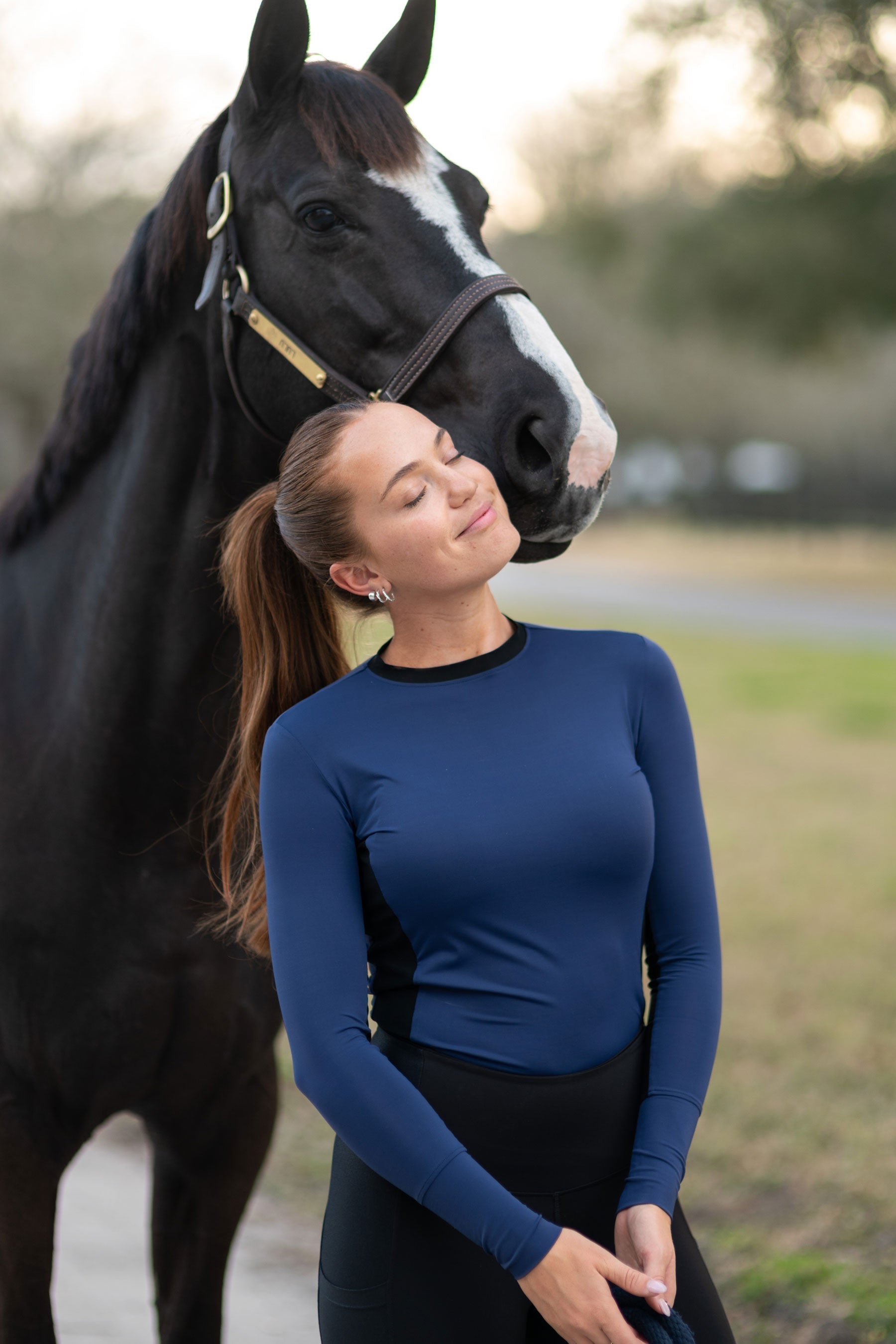 BOTORI Riley Technical Mesh Panel Riding Top - BOTORI Equestrian - Equiluxe Tack