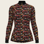  Bouquet on Black Quarter Zip Sun Shirt - Espoir Equestrian - Equiluxe Tack