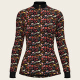  Bouquet on Black Quarter Zip Sun Shirt - Espoir Equestrian - Equiluxe Tack