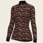  Bouquet on Black Quarter Zip Sun Shirt - Espoir Equestrian - Equiluxe Tack