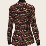  Bouquet on Black Quarter Zip Sun Shirt - Espoir Equestrian - Equiluxe Tack