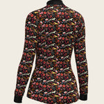  Bouquet on Black Quarter Zip Sun Shirt - Espoir Equestrian - Equiluxe Tack