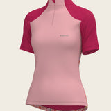  Bouquet on Rose Short Sleeve Sport Sun Shirt - Espoir Equestrian - Equiluxe Tack