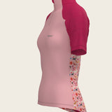  Bouquet on Rose Short Sleeve Sport Sun Shirt - Espoir Equestrian - Equiluxe Tack